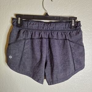 Lululemon Double Time Short 3" Life Lines Polar Pink Black / Heathered Texture 4